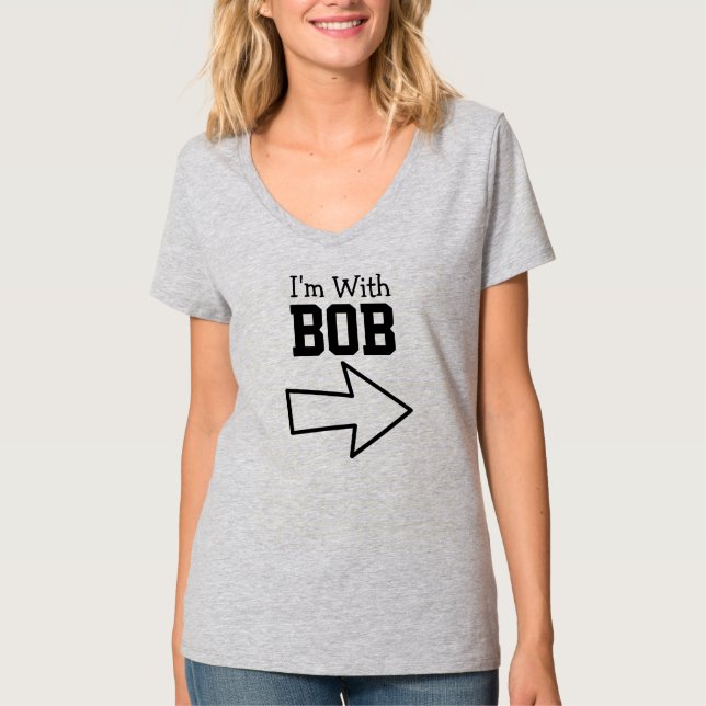 T-shirt Je suis avec Bob (Devant)
