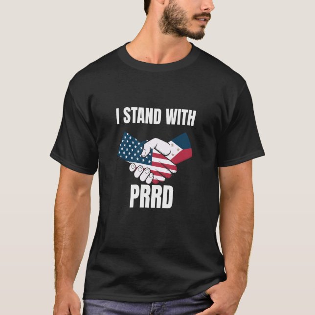 T-shirt Je suis avec Digong Duterte PRRD DU30 Philippine U (Devant)
