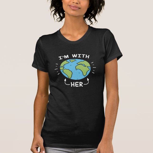 T-shirt Je suis avec elle (Devant)