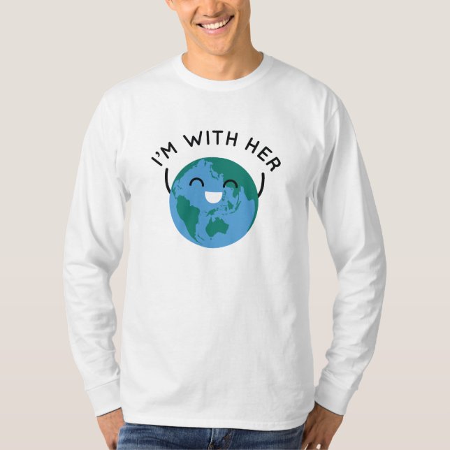 T-shirt Je suis avec elle (Devant)