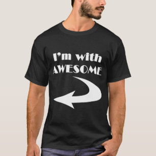 T-shirt Je suis avec impressionnant