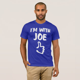 T-shirt Je suis avec Joe - Lapis