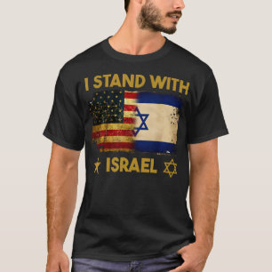 T-shirt Je Suis Avec La Chemise D'Israël Je Suis Avec Isra