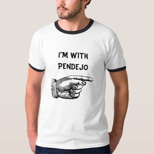 T-shirt Je suis avec la chemise pendejo (Devant)