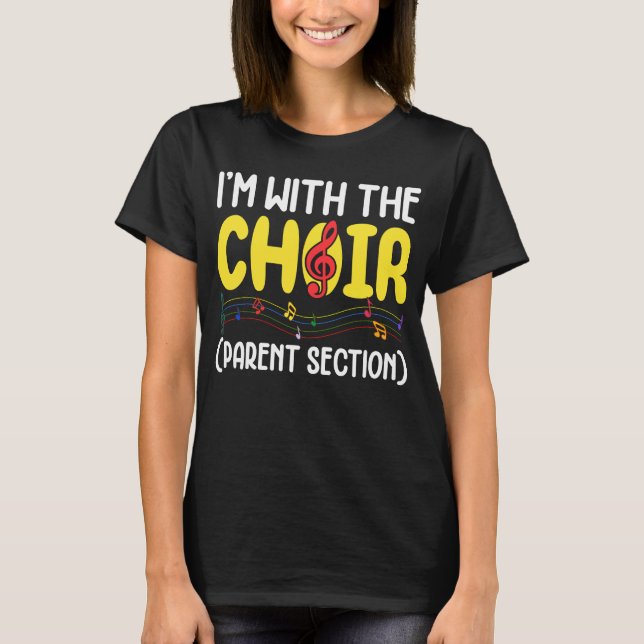 T-shirt Je suis avec la chorale (Devant)