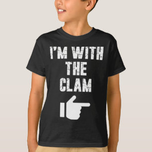 T-shirt Je suis avec la Clam Fun Easy Playful Halloween Co
