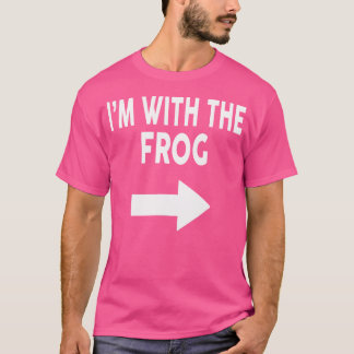 T-shirt Je Suis Avec La Grenouille Halloween.