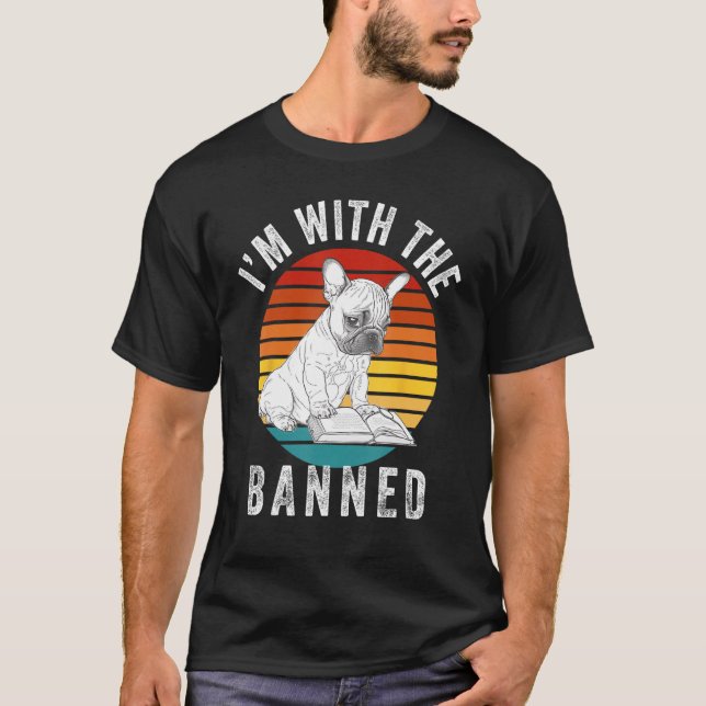 T-shirt Je suis avec la Lecture Interdite Livres Interdits (Devant)