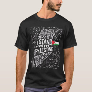 T-shirt Je suis avec la Palestine Citation Palestine libre