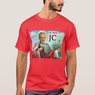 T-shirt Je suis avec la pièce en t des hommes de JC