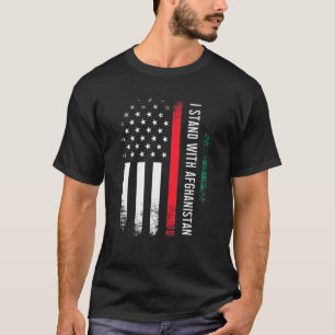 T-shirt Je suis avec l'Afghanistan Idée de soutien afghan