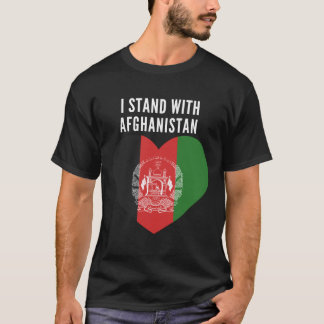 T-shirt Je Suis Avec L'Afghanistan Pour L'Afghanistan