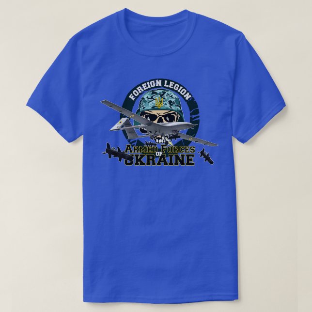 T-shirt Je suis avec l'armée ukrainienne (Design devant)