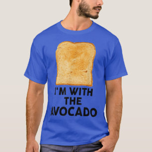 T-shirt Je suis avec l'Avocado Toast Kids Baby Adult Costu