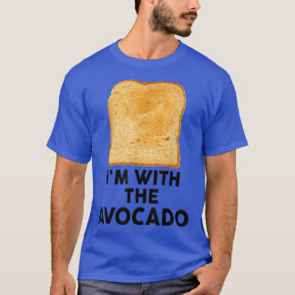 T-shirt Je suis avec l'Avocado Toast Kids Baby Adult Costu