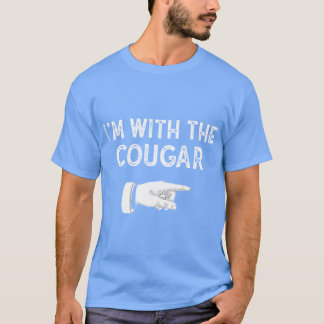 T-shirt Je Suis Avec Le Cougar Costume De Cougar Correspon