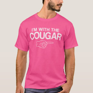 T-shirt Je suis avec le cougar Cougar Matching