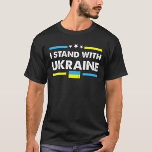 T-shirt Je Suis Avec Le Drapeau Ukrainien Ukrainien Souten