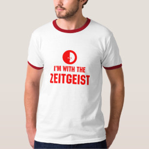 T-shirt Je suis avec le GOÛT DE L'ÉPOQUE - gris et rouge