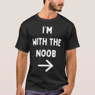 T-shirt Je suis avec le Noob Matching Gamer Easy Halloween
