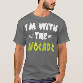 T-shirt Je suis avec le parti Avocado
