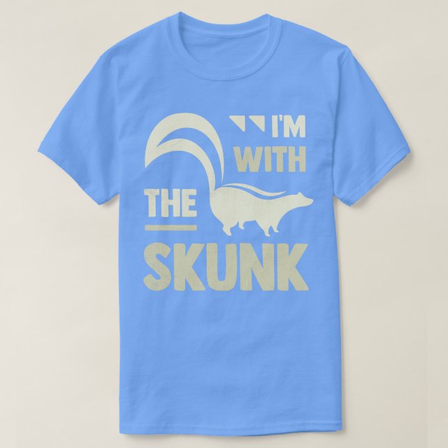 T-shirt Je Suis Avec Le Skunk (Design devant)