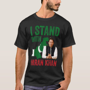T-shirt Je Suis Avec Le Soutien Du Parti Imran Khan Pti Pa