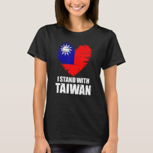 T-shirt Je Suis Avec Le Soutien Taïwan Taïwan Drapeau Taïw