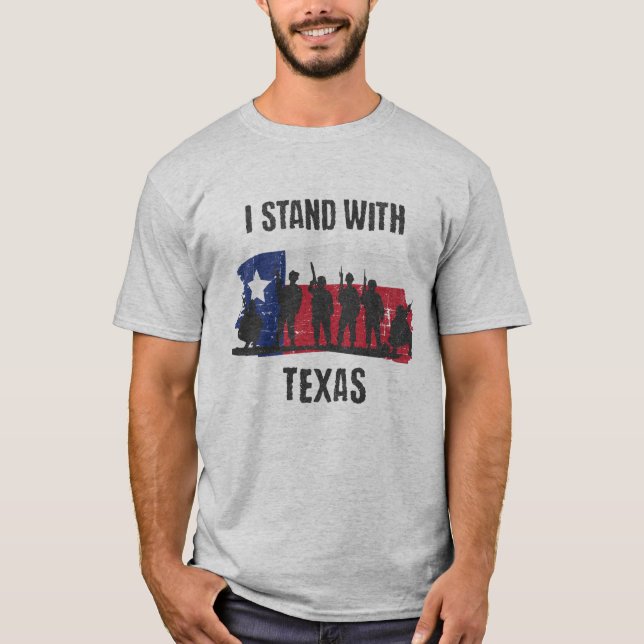 T-shirt Je Suis Avec Le Texas #texit (Devant)