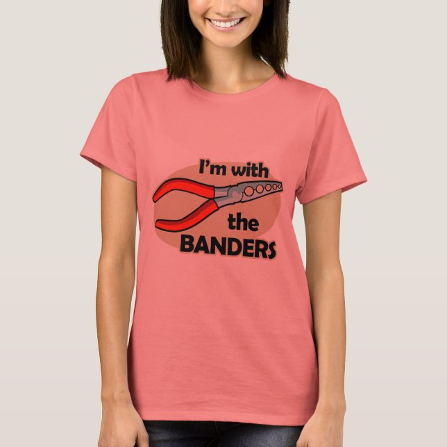 T-shirt Je suis avec les banders (Devant)