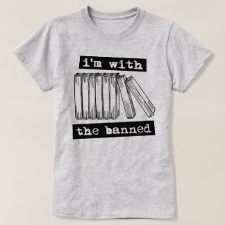 T-shirt je suis avec les livres interdits