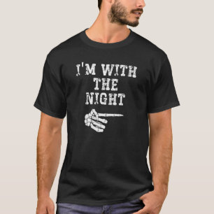 T-shirt Je suis avec l'Hallowee des couples de Night Point
