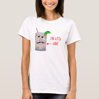 T-shirt Je suis avec lui !