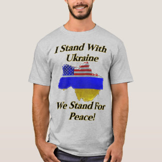 T-shirt Je Suis Avec L'Ukraine