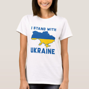 T-shirt Je Suis Avec L'Ukraine