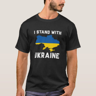 T-shirt Je Suis Avec L'Ukraine