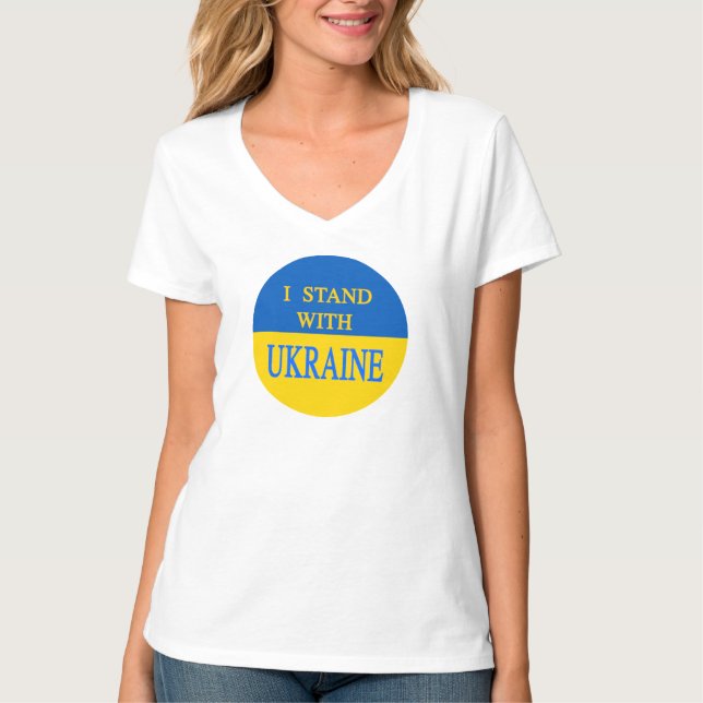 T-shirt Je suis avec l'Ukraine (Devant)