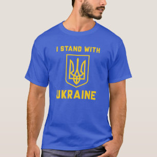 T-shirt Je Suis Avec L'Ukraine