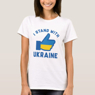 T-shirt Je Suis Avec L'Ukraine