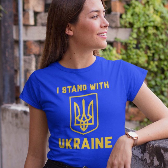 T-shirt Je Suis Avec L'Ukraine (Créateur téléchargé)