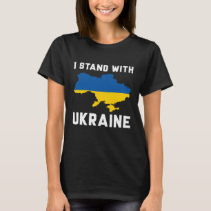 T-shirt Je Suis Avec L'Ukraine