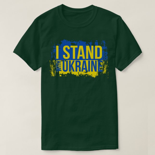 T-shirt Je suis avec l'Ukraine (Design devant)