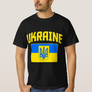 T-shirt Je Suis Avec L'Ukraine Distortie En Train De Lever