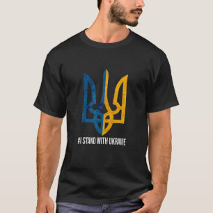 T-shirt Je Suis Avec L'Ukraine Drapeau S Soutenir Ukraine