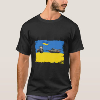 T-shirt Je Suis Avec L'Ukraine Drôle Les Vols Des Agricult