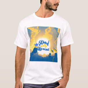 T-shirt Je Suis Avec L'Ukraine - Montrez Votre Soutien.