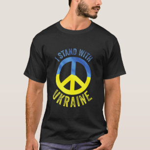 T-shirt Je Suis Avec L'Ukraine Pour Soutenir Le Symbole De