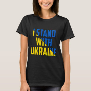 T-shirt Je suis avec l'Ukraine - Soutenir l'Ukraine - Prie