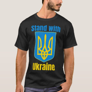 T-shirt Je suis avec l'Ukraine Tee Shirt Je soutiens l'Ukr