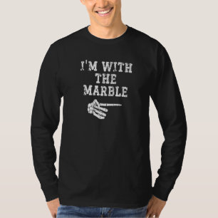 T-shirt Je suis avec Marble Point Matching Couples Hallowe